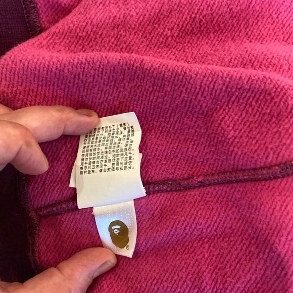 BAPE purple camo shark hoodie Men’s Medium Mint condition, Barely worn $ 250 CDN - Picture 5 of 8